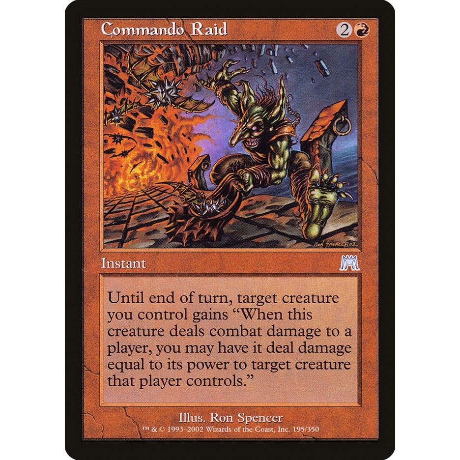 Image for Commando Raid (195) (ONS) - Magic: The Gathering