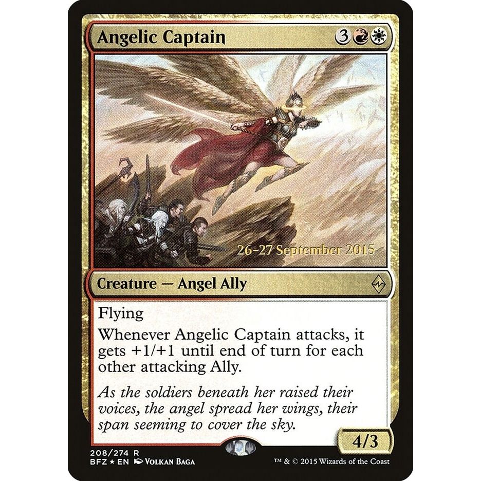Image for Angelic Captain (208) (PRE) - Magic: The Gathering