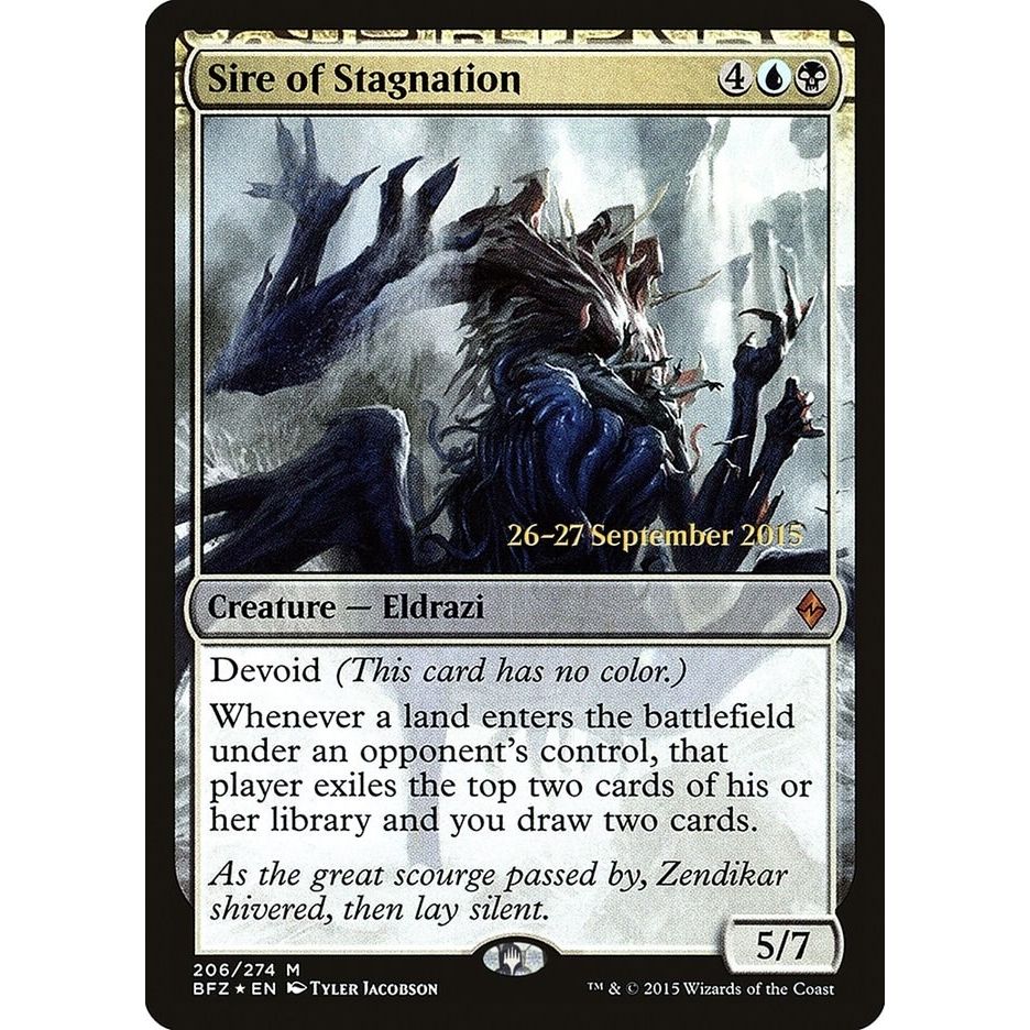 Image for Sire of Stagnation (206) (PRE) - Magic: The Gathering