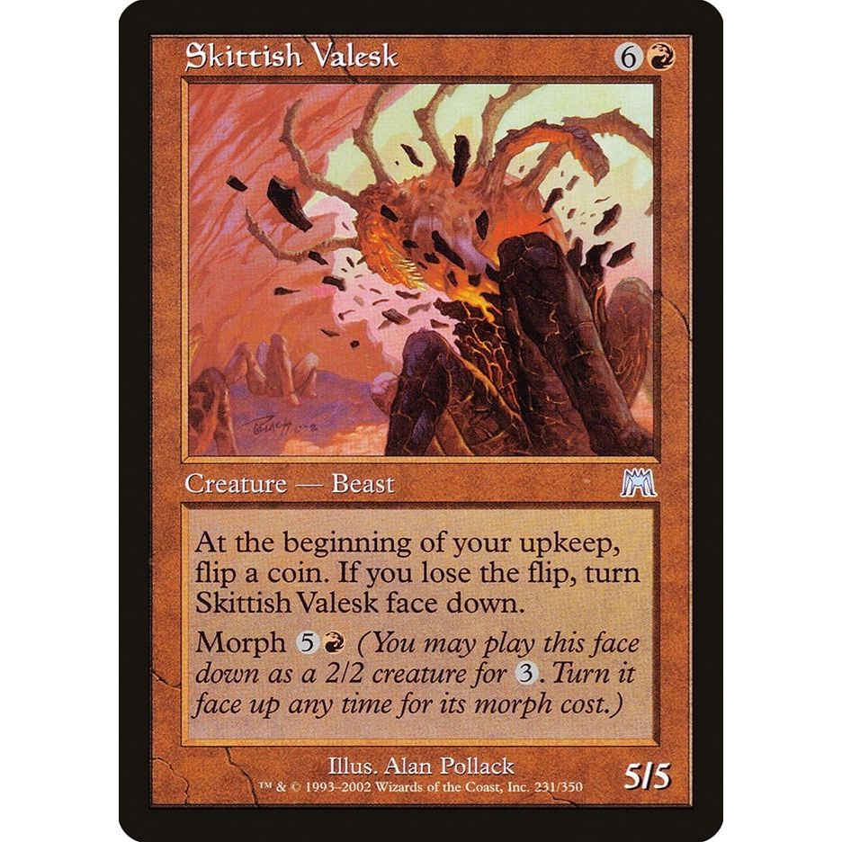 Image for Skittish Valesk (231) (ONS) - Magic: The Gathering