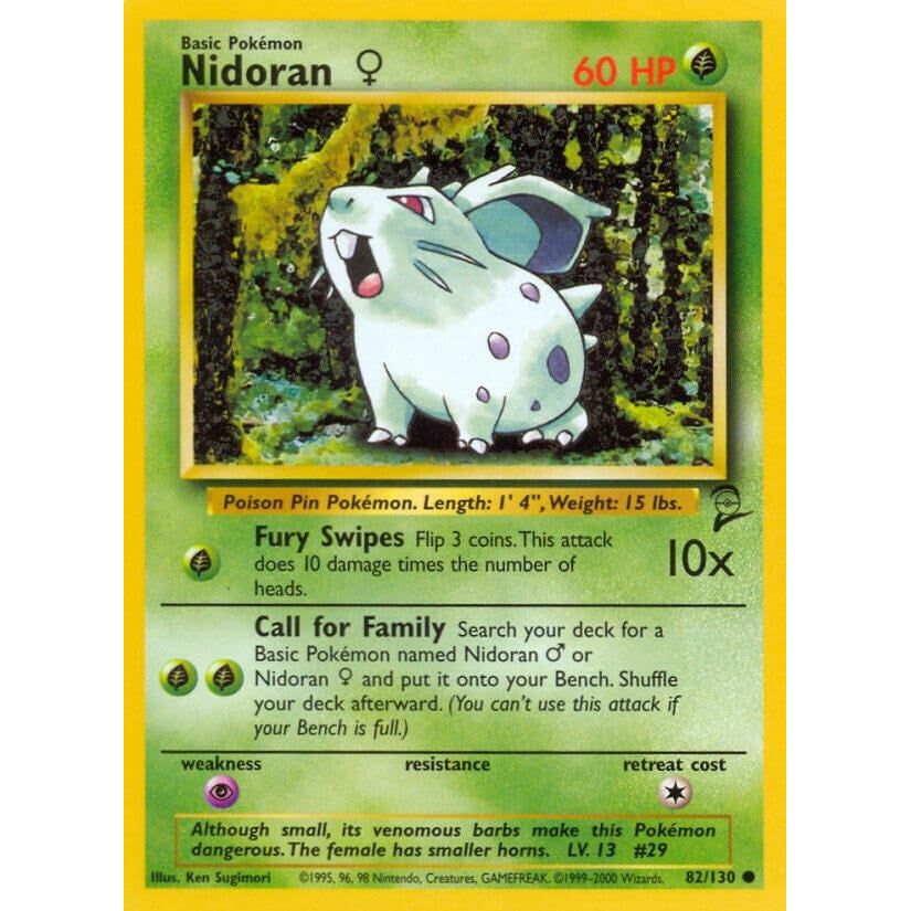 Image for Nidoran F (082/130) (BS2) - Pokemon