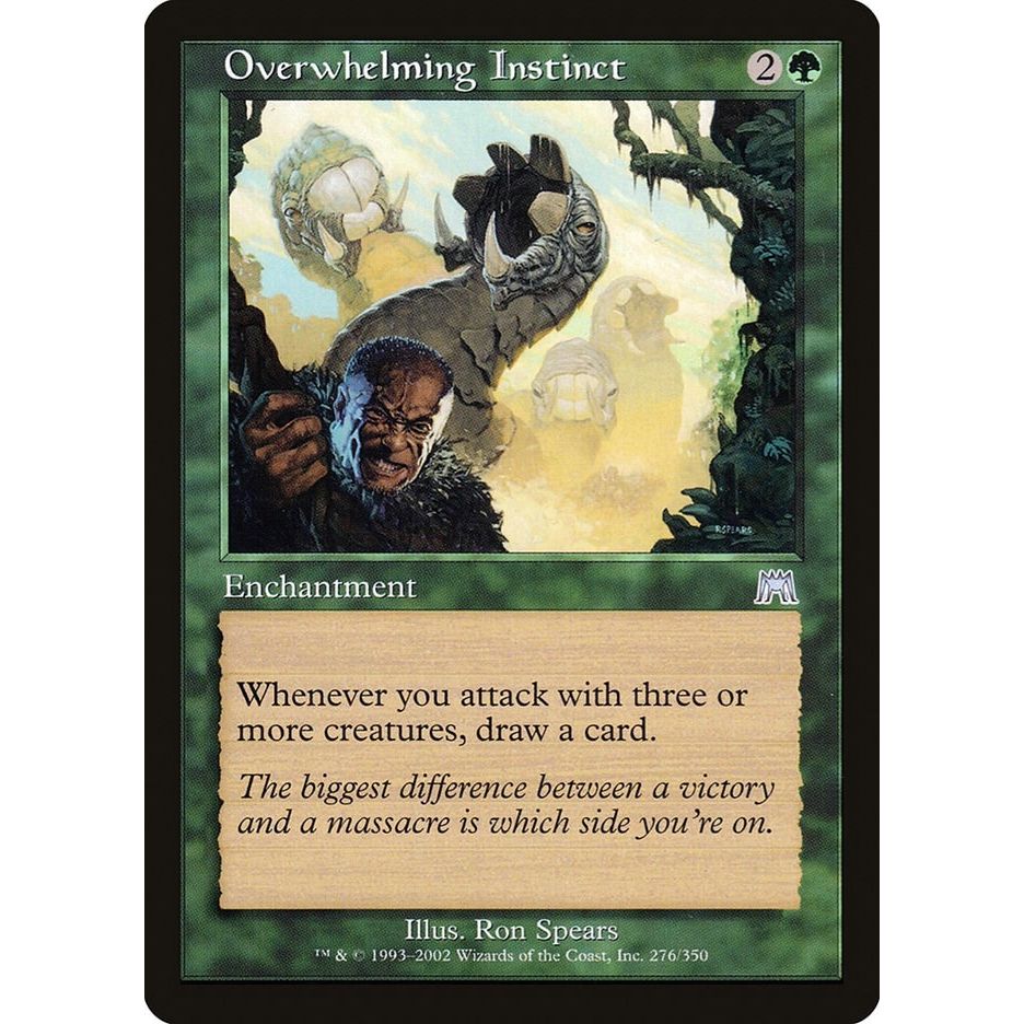 Image for Overwhelming Instinct (276) (ONS) - Magic: The Gathering
