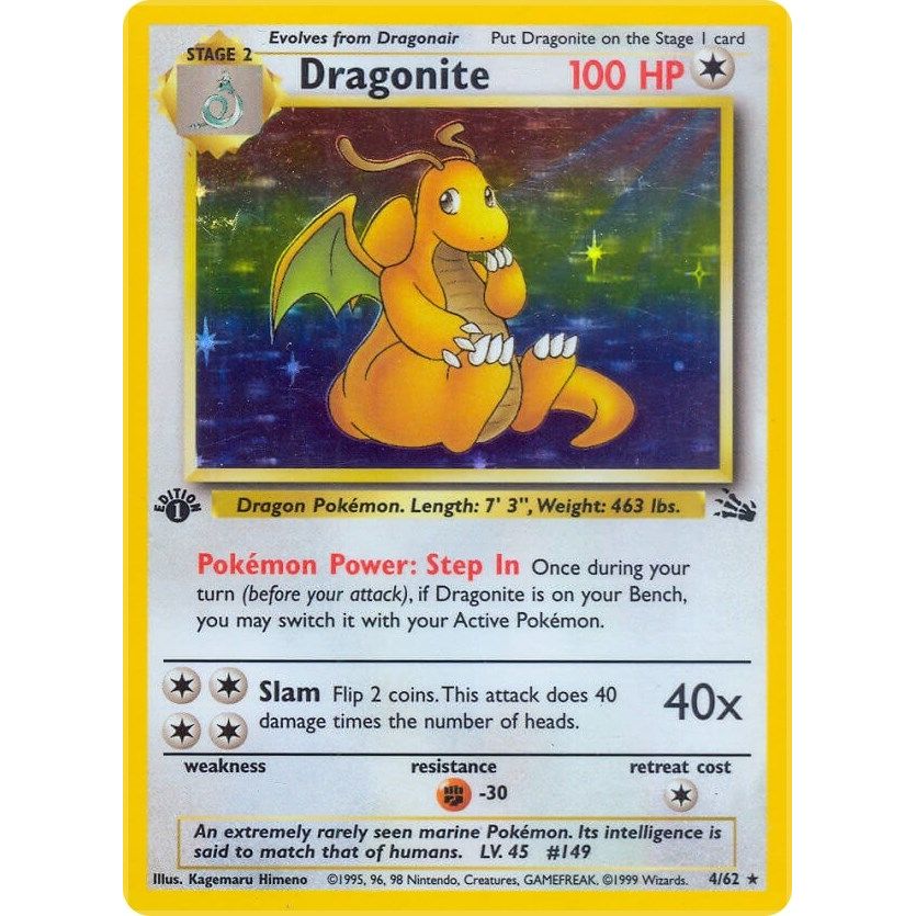 Image for Dragonite (4) (04/62) (FO) - Pokemon