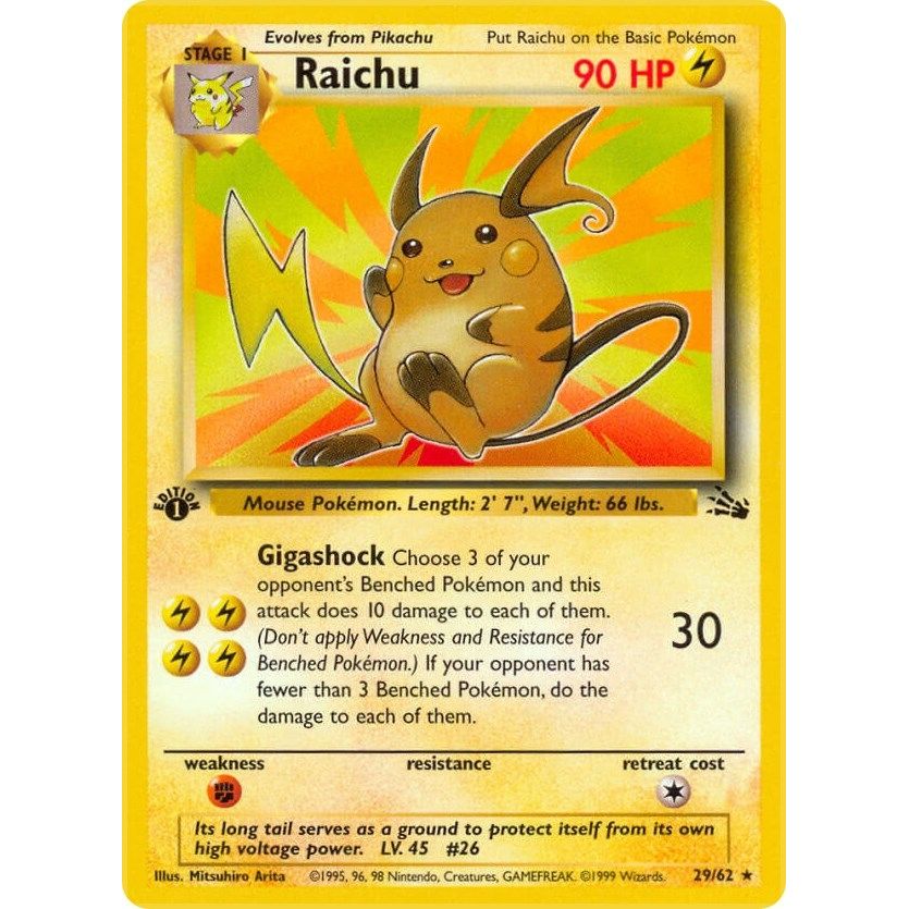Image for Raichu (29) (29/62) (FO) - Pokemon