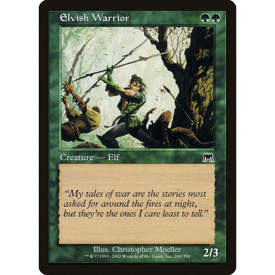 Image for Elvish Warrior (260) (ONS) - Magic: The Gathering