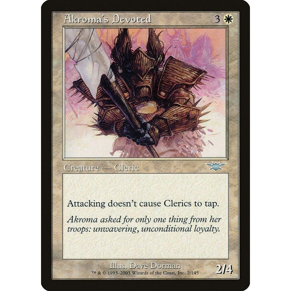Image for Akroma's Devoted (2) (LGN) - Magic: The Gathering