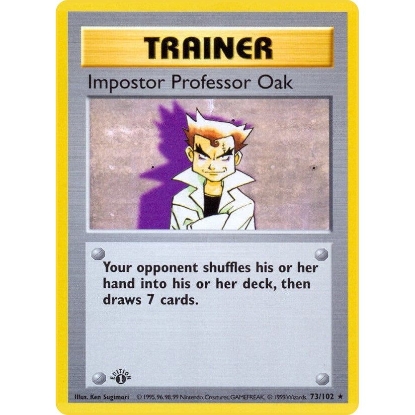 Image for Impostor Professor Oak (073/102) (BSS) - Pokemon