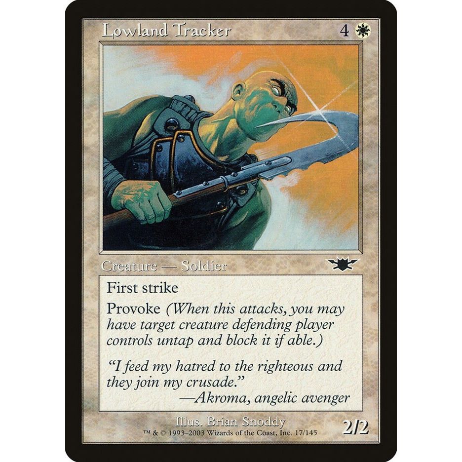 Image for Lowland Tracker (17) (LGN) - Magic: The Gathering