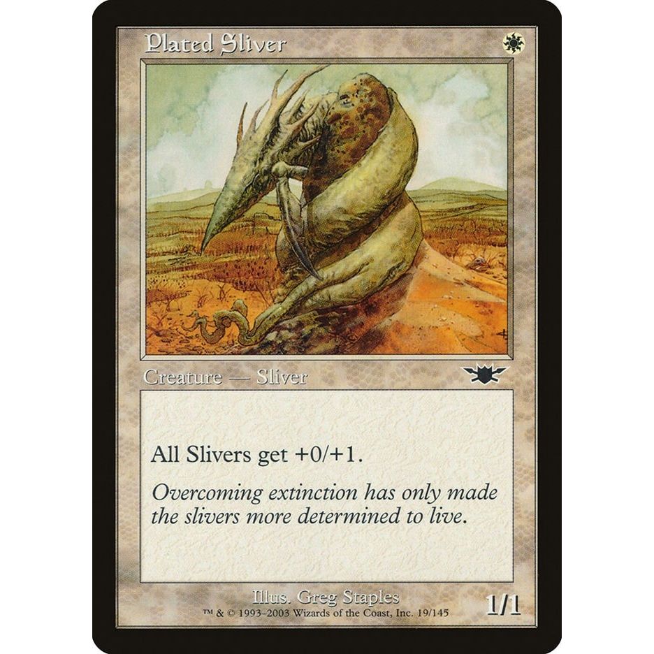 Image for Plated Sliver (19) (LGN) - Magic: The Gathering