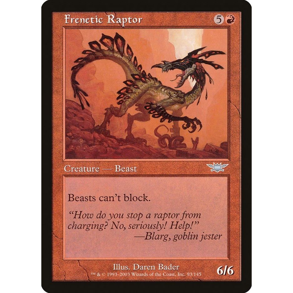 Image for Frenetic Raptor (93) (LGN) - Magic: The Gathering