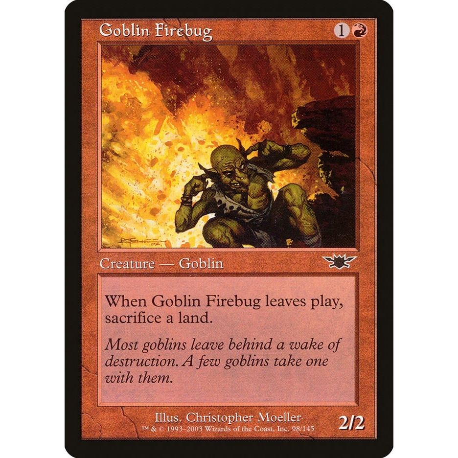 Image for Goblin Firebug (98) (LGN) - Magic: The Gathering