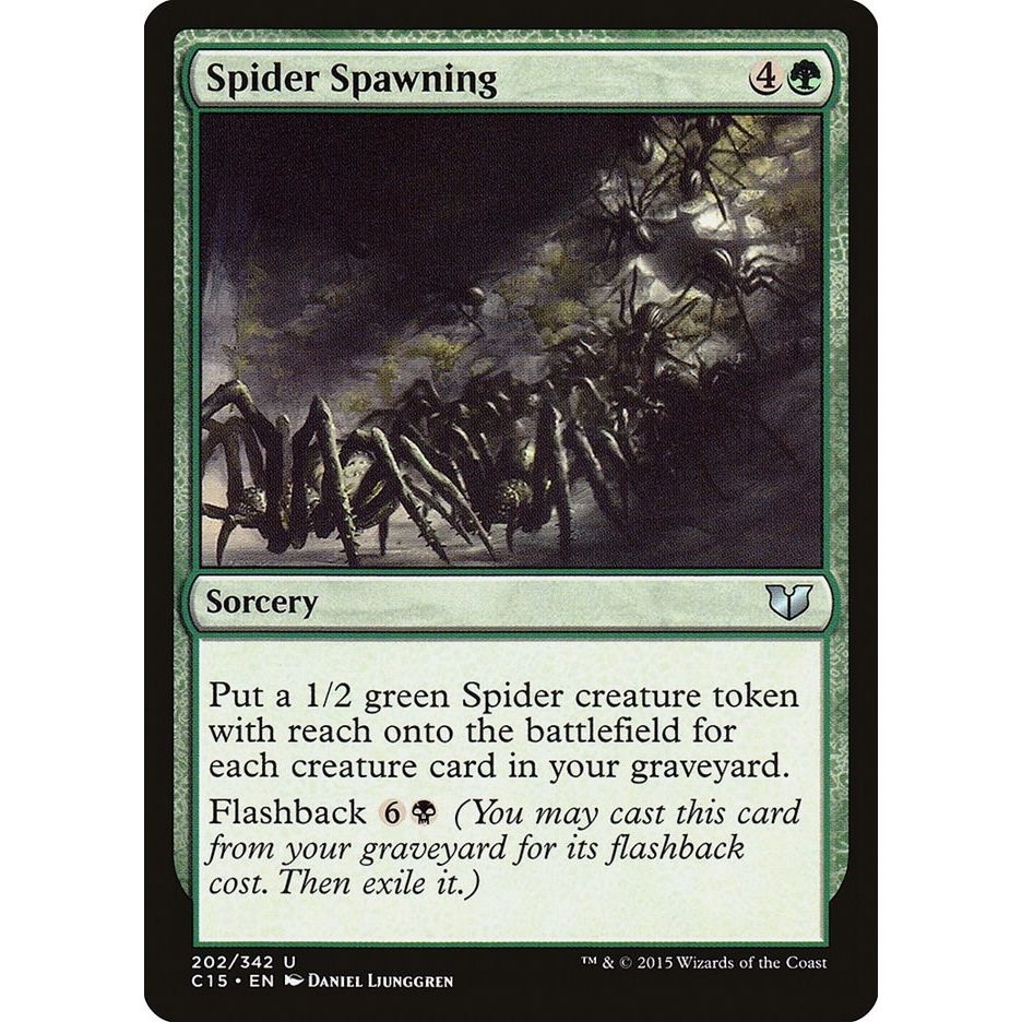 Image for Spider Spawning (202) (C15) - Magic: The Gathering
