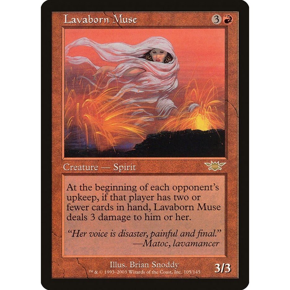 Image for Lavaborn Muse (105) (LGN) - Magic: The Gathering