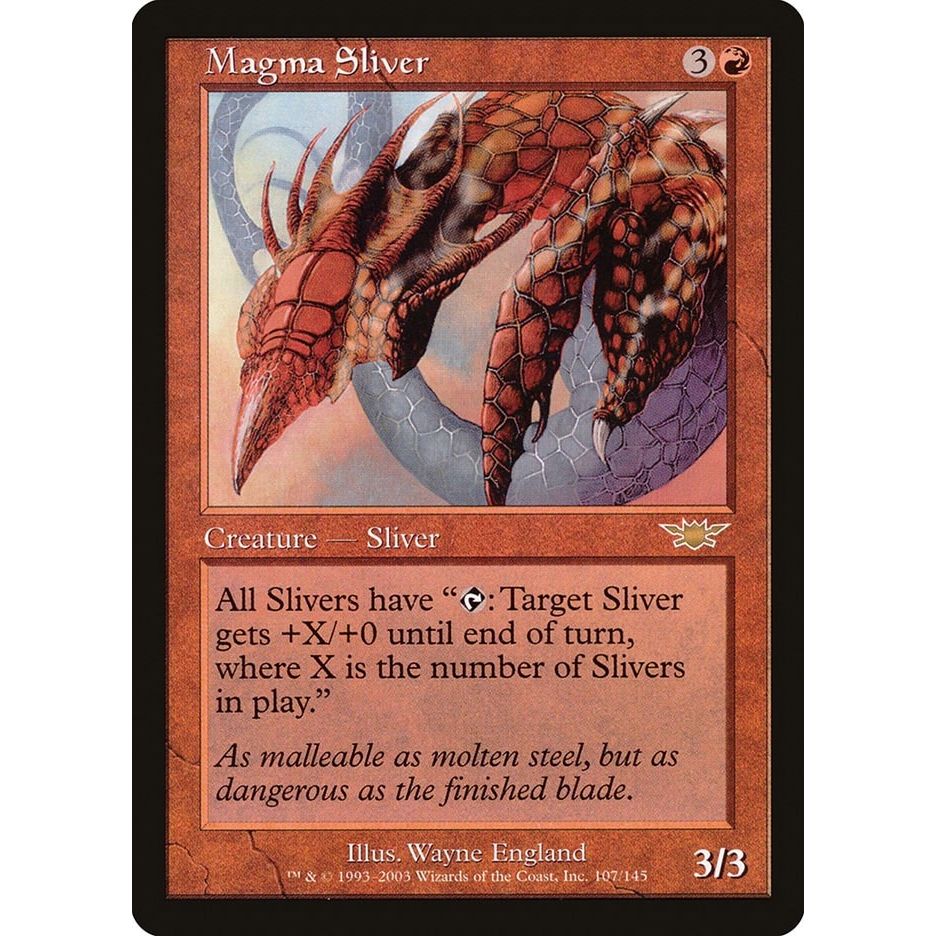 Image for Magma Sliver (107) (LGN) - Magic: The Gathering