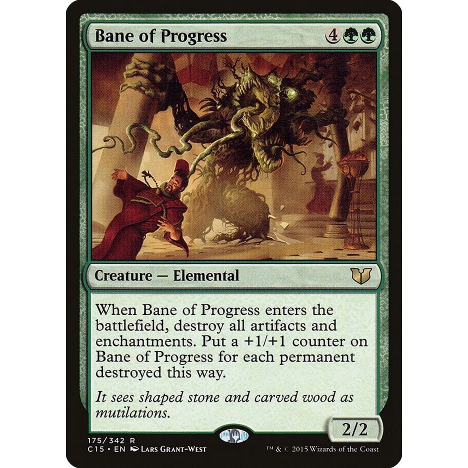 Image for Bane of Progress (175) (C15) - Magic: The Gathering
