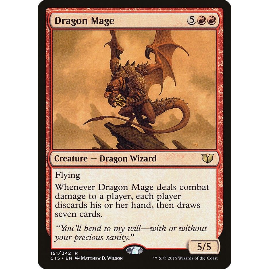 Image for Dragon Mage (151) (C15) - Magic: The Gathering