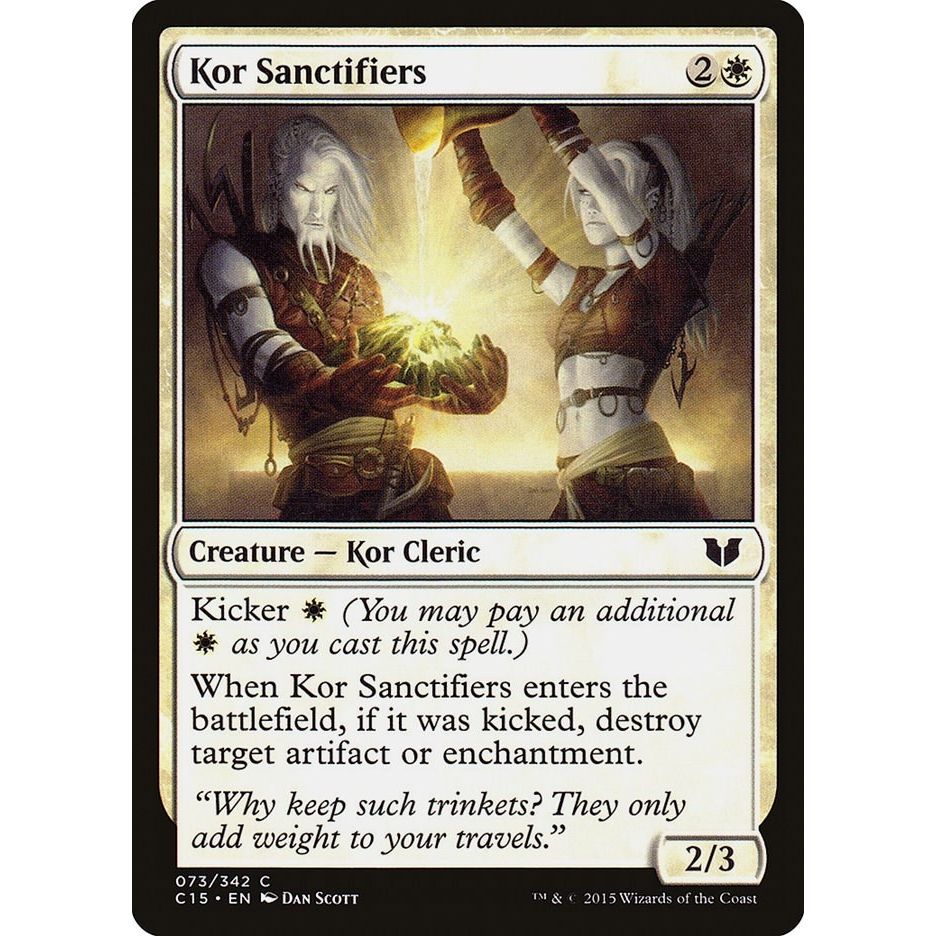 Image for Kor Sanctifiers (73) (C15) - Magic: The Gathering