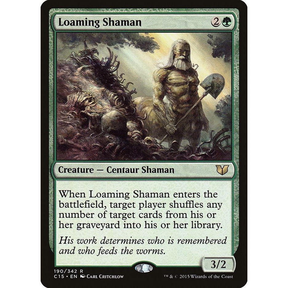 Image for Loaming Shaman (190) (C15) - Magic: The Gathering
