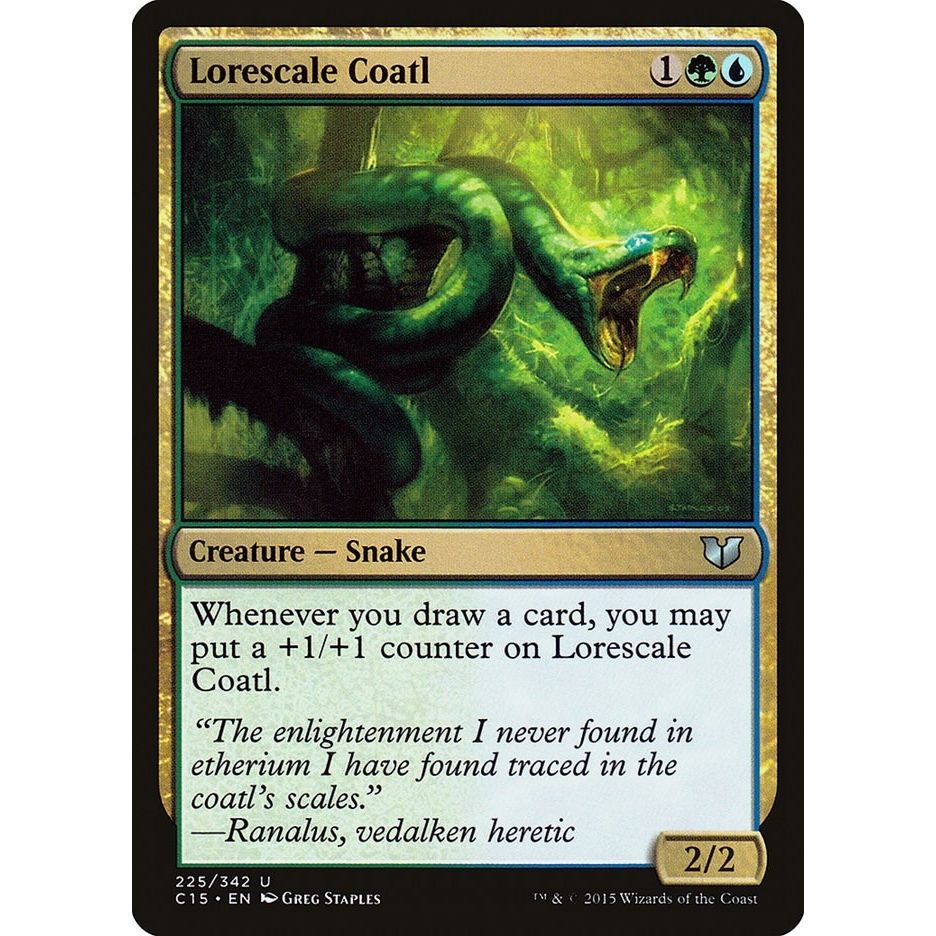 Image for Lorescale Coatl (225) (C15) - Magic: The Gathering