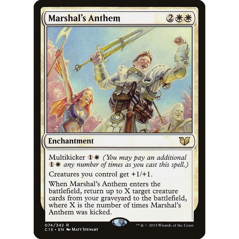 Image for Marshal's Anthem (74) (C15) - Magic: The Gathering