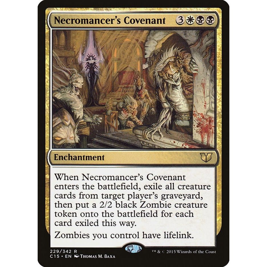 Image for Necromancer's Covenant (229) (C15) - Magic: The Gathering
