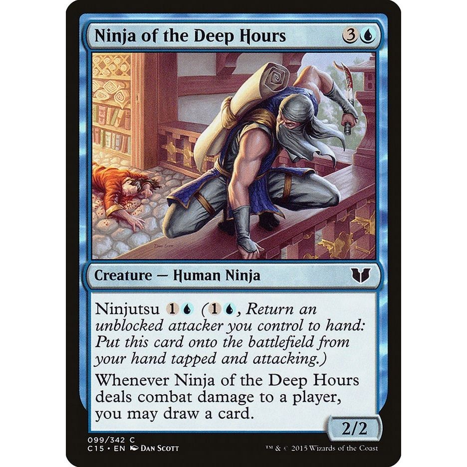 Image for Ninja of the Deep Hours (99) (C15) - Magic: The Gathering