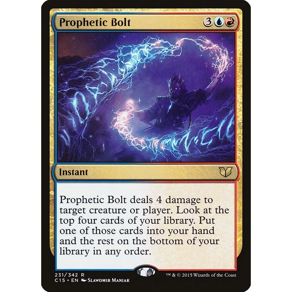 Image for Prophetic Bolt (231) (C15) - Magic: The Gathering