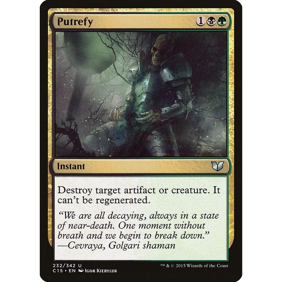 Image for Putrefy (232) (C15) - Magic: The Gathering