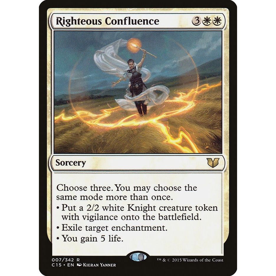 Image for Righteous Confluence (7) (C15) - Magic: The Gathering