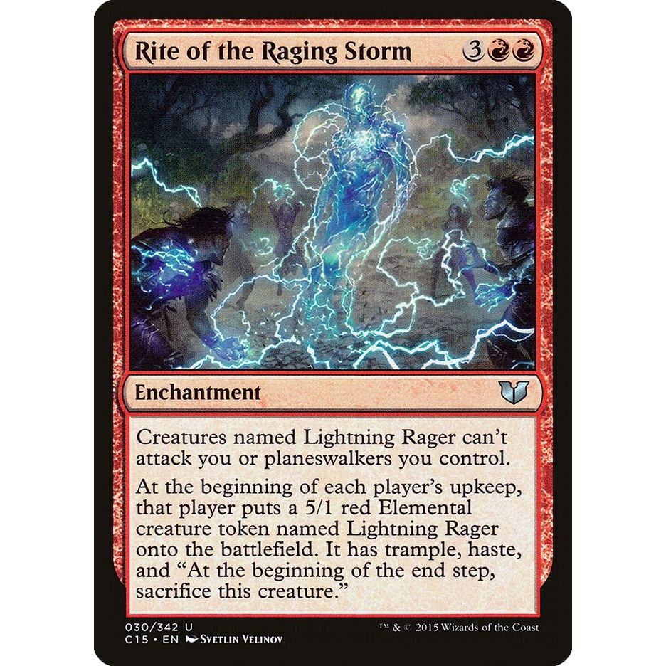 Image for Rite of the Raging Storm (30) (C15) - Magic: The Gathering