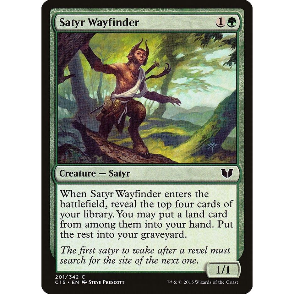 Image for Satyr Wayfinder (201) (C15) - Magic: The Gathering