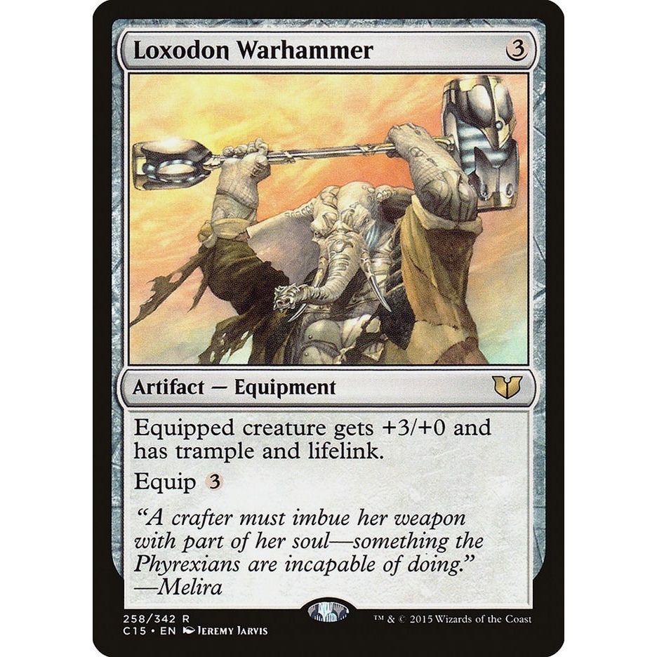 Image for Loxodon Warhammer (258) (C15) - Magic: The Gathering