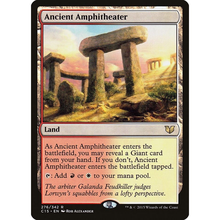 Image for Ancient Amphitheater (276) (C15) - Magic: The Gathering