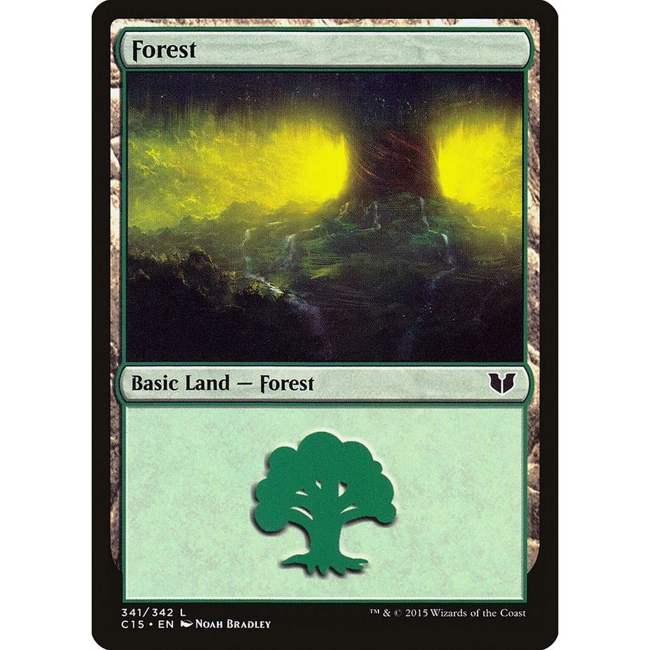 Image for Forest (341) (341) (C15) - Magic: The Gathering