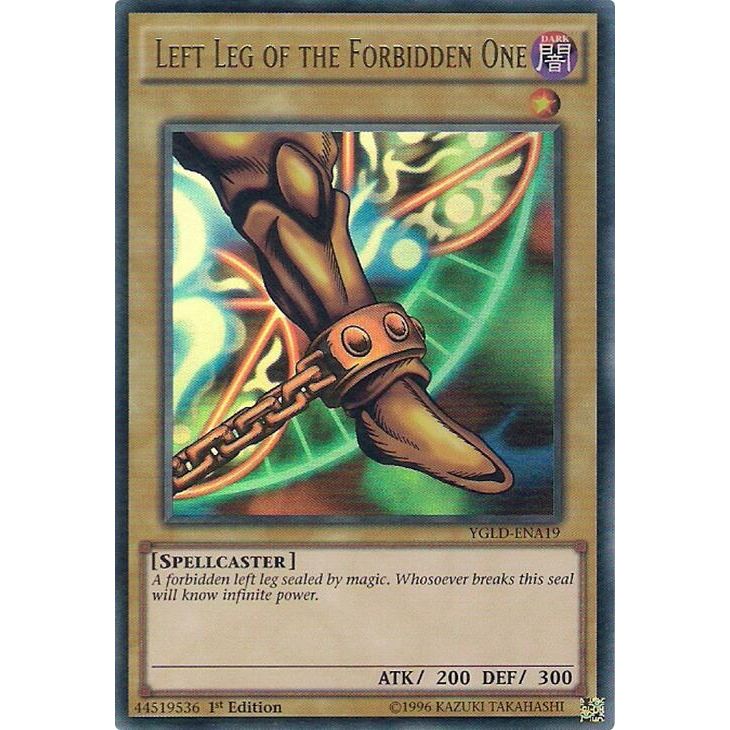 Image for Left Leg of the Forbidden One (YGLD-ENA19) (YGLD) - YuGiOh