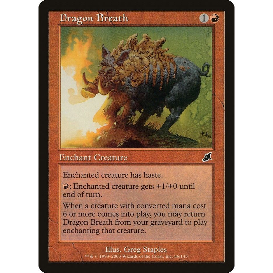 Image for Dragon Breath (86) (SCG) - Magic: The Gathering