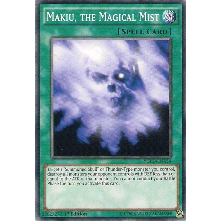 Image for Makiu, the Magical Mist (YGLD-ENA34) (YGLD) - YuGiOh