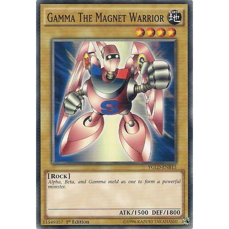 Image for Gamma The Magnet Warrior (YGLD-ENB13) (YGLD) - YuGiOh