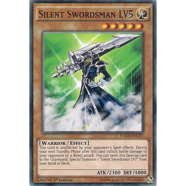 Image for Silent Swordsman LV5 (YGLD-ENC07) (YGLD) - YuGiOh