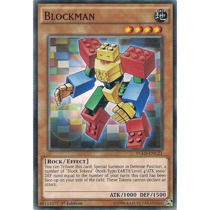 Image for Blockman (YGLD-ENC21) (YGLD) - YuGiOh