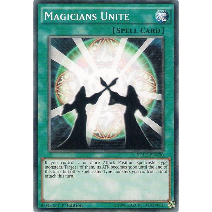 Image for Magicians Unite (YGLD-ENC30) (YGLD) - YuGiOh