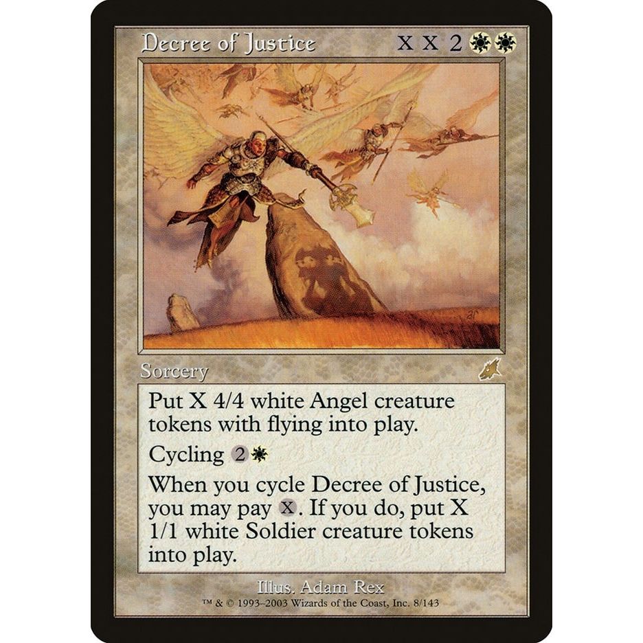 Image for Decree of Justice (8) (SCG) - Magic: The Gathering