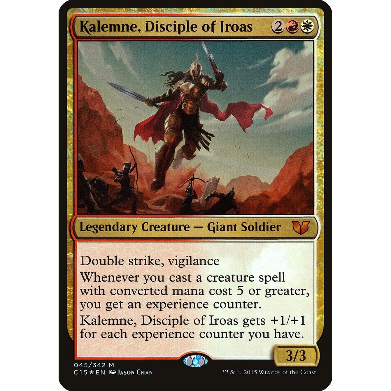 Image for Kalemne, Disciple of Iroas (Commander 2015) (45) (OVER) - Magic: The Gathering