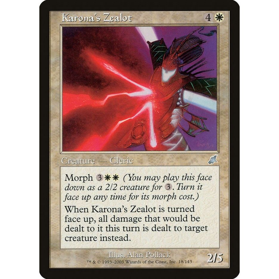 Image for Karona's Zealot (18) (SCG) - Magic: The Gathering
