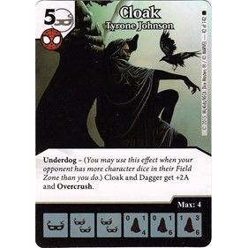 Image for Cloak - Tyrone Johnson (42) (TASM) - Dice Masters