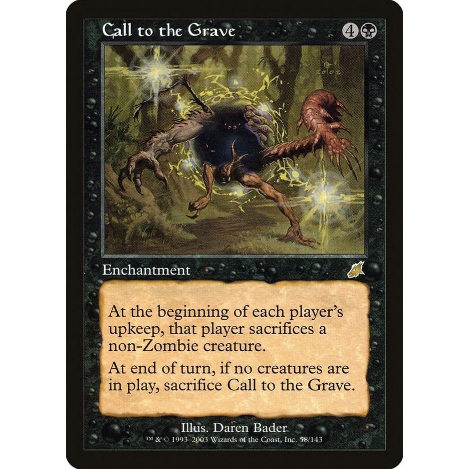 Image for Call to the Grave (58) (SCG) - Magic: The Gathering
