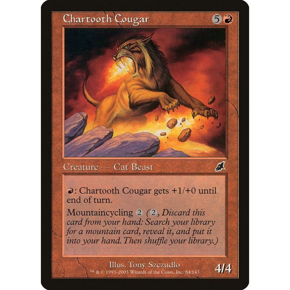 Image for Chartooth Cougar (84) (SCG) - Magic: The Gathering