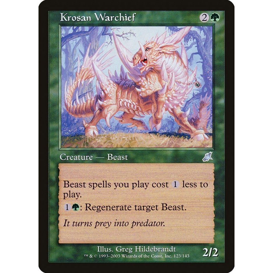 Image for Krosan Warchief (123) (SCG) - Magic: The Gathering