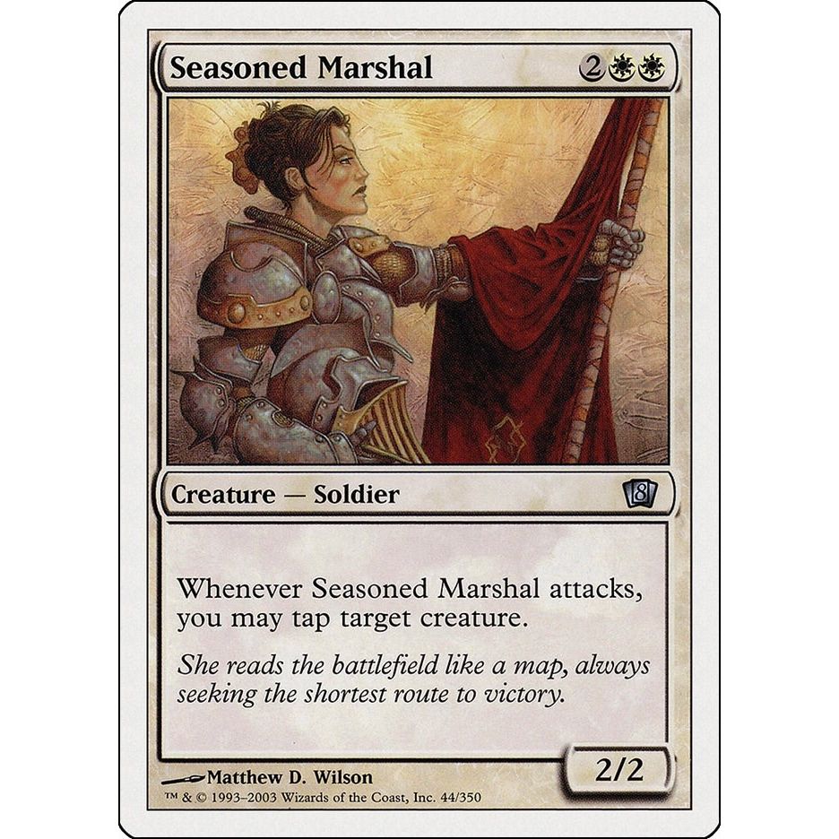Image for Seasoned Marshal (44) (8ED) - Magic: The Gathering
