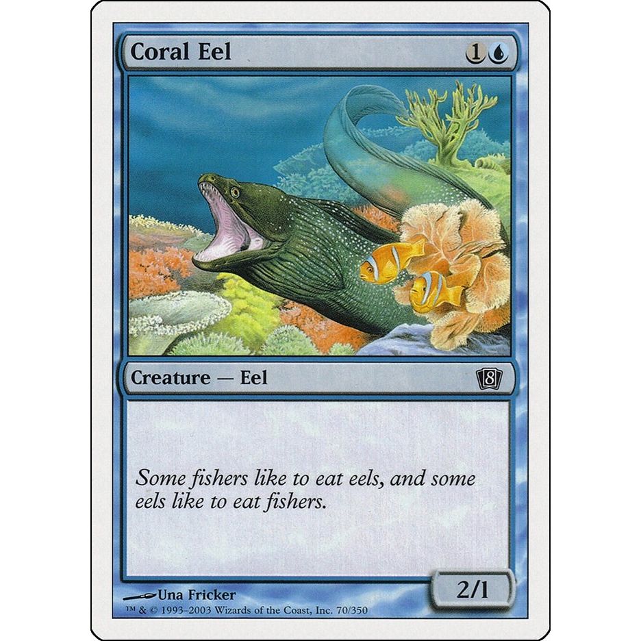 Image for Coral Eel (70) (8ED) - Magic: The Gathering